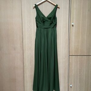 Azazie Olive Green Maxi Dress